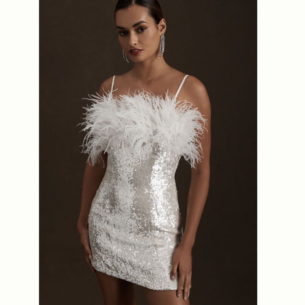 Bhldn Audrey Adele sequin dress/ size 8